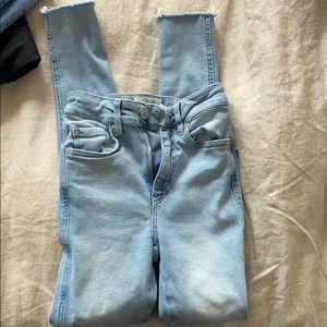 Raw high rise legging free people 24 light blue